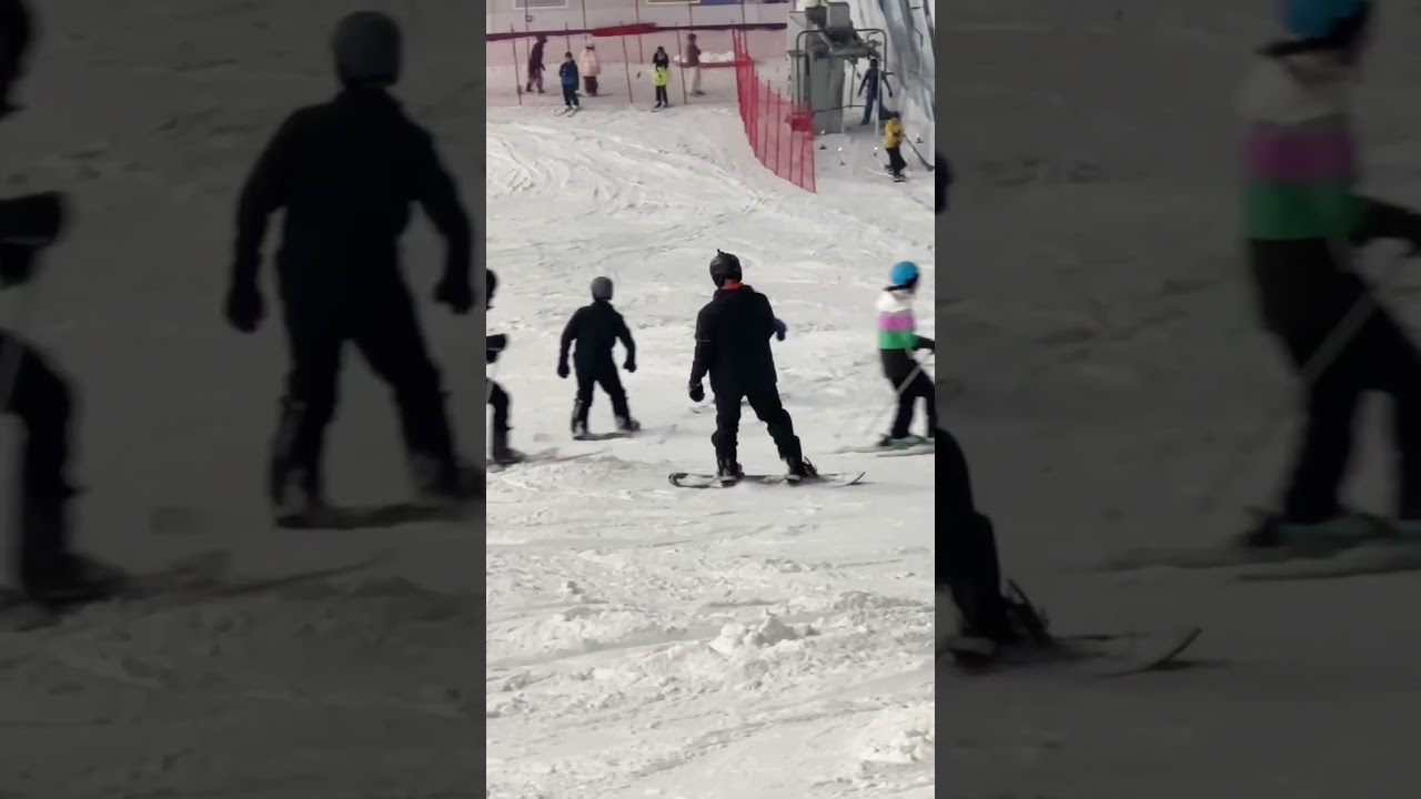 Back to basics #coaching - Building confidence and #board control - #snowboard #piste #shorts