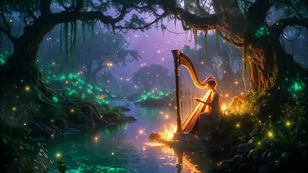 🌿Celestial Harp & Piano | 432Hz Sleep Music for a Quiet Mind | Deep Sleep Healing | Stress Relief