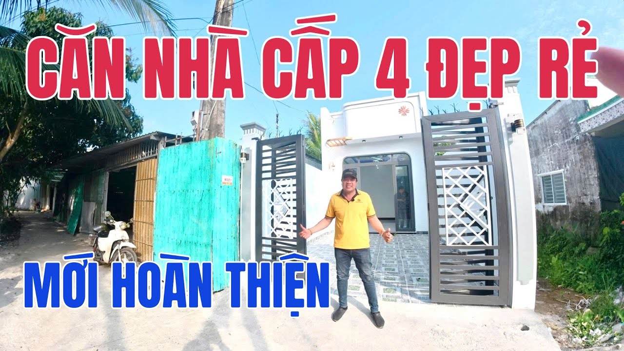 Bán gấp căn nhà cấp 4 mới 100% kiên cố với mức giá rẻ ở Vĩnh Long