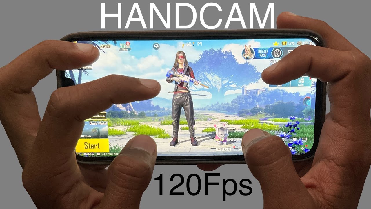 iPhone 13 Pro 120Fps Handcam Test Smooth Gameplay in PubgMobile