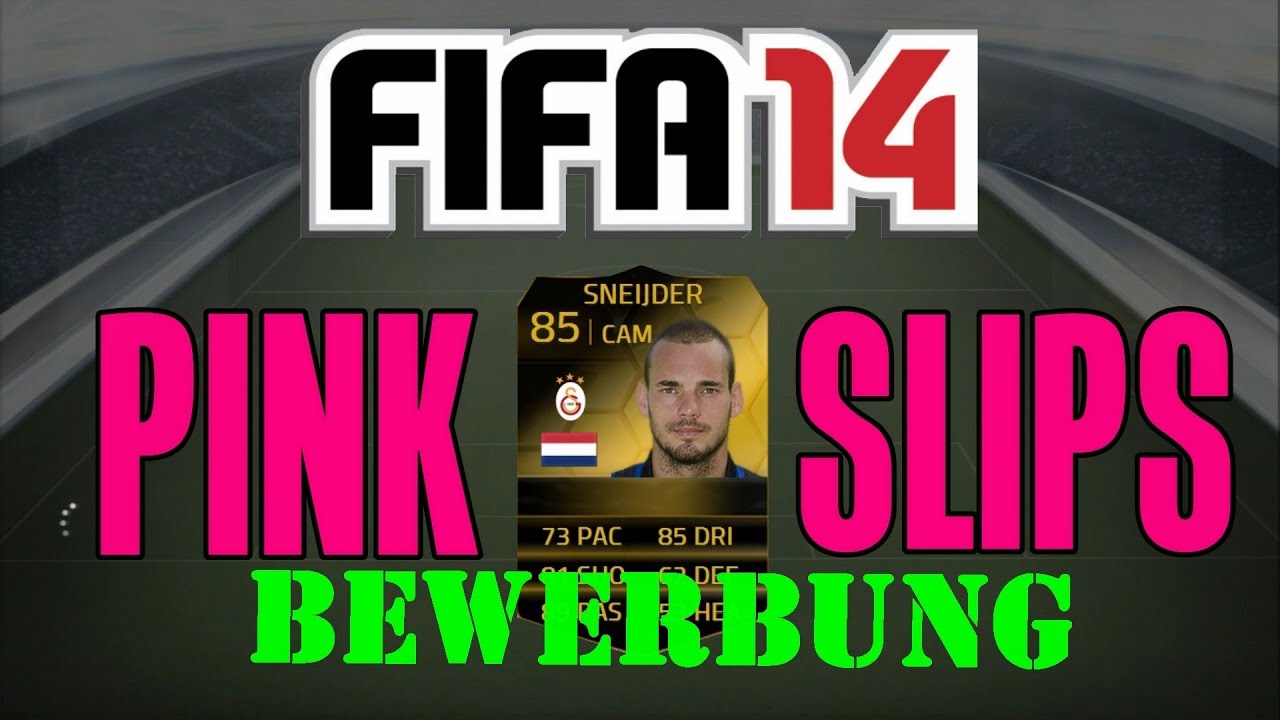 FIFA 14 | Pink Slips Bewerbung: Sneijder IF [GERMAN]