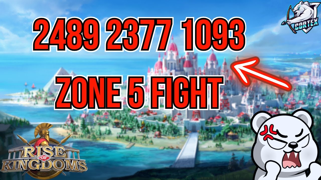 2489 vs 2377 Zone 5 Pass Opening KvK Fight Live in Rise of Kingdoms