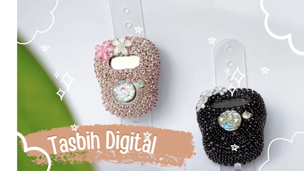 Cara menghias Tasbih Digital Blink - Blink Mudah (Swarovski)
