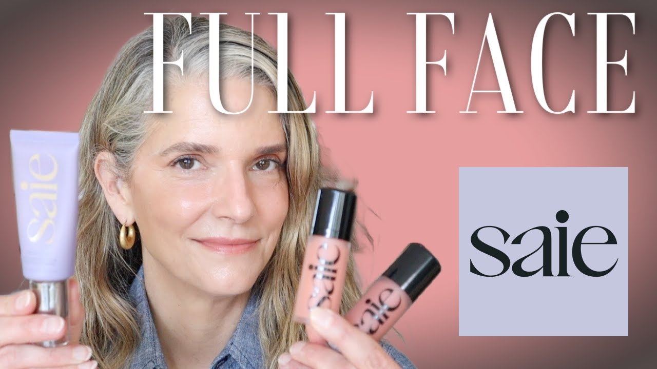 Full Face of Saie Beauty 💜 | GRWM | Trish V