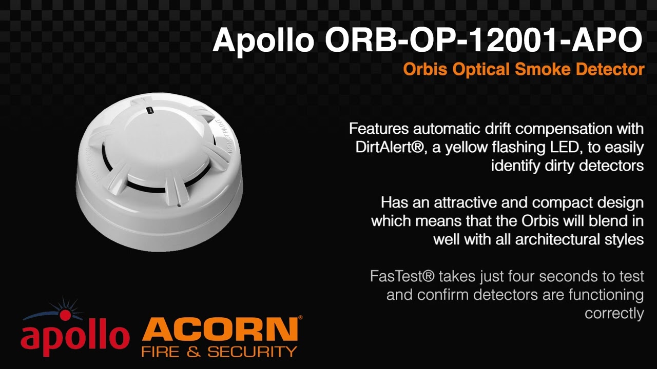 Apollo ORB-OP-12001-APO Orbis Optical Smoke Detector - Acorn Fire & Security