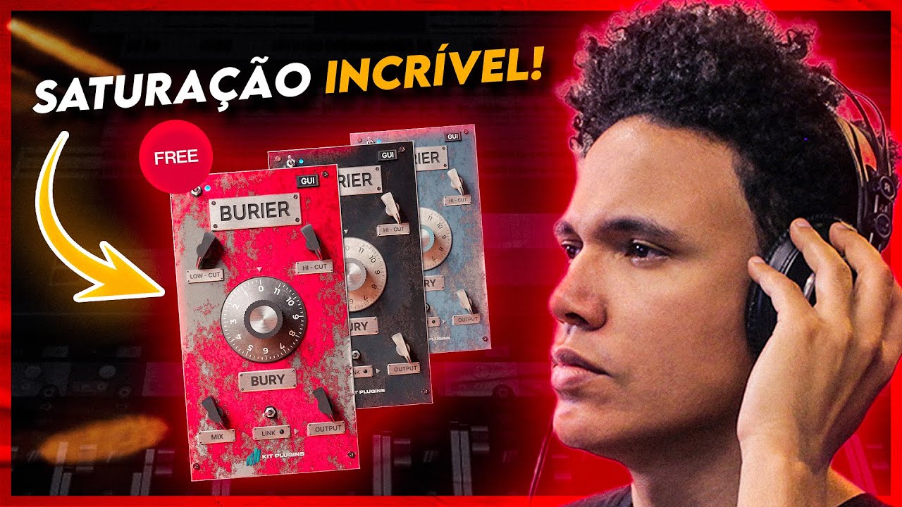 PLUGIN DE SATURA&Ccedil;&Atilde;O INCR&Iacute;VEL!  - Review BURIER FREE - KIT Plugins | Home Studio