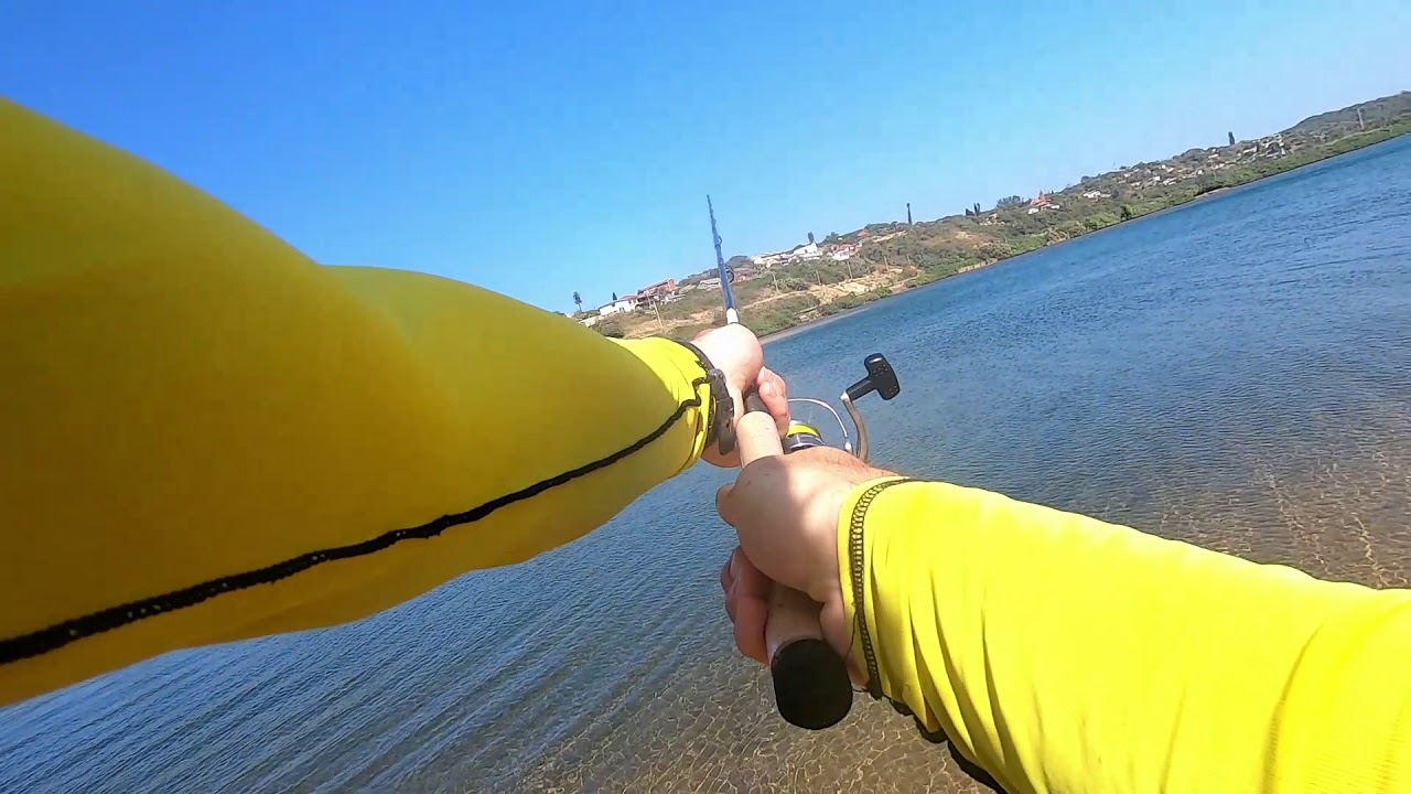 Walking & fishing around Umkomaas, spinning from shore.