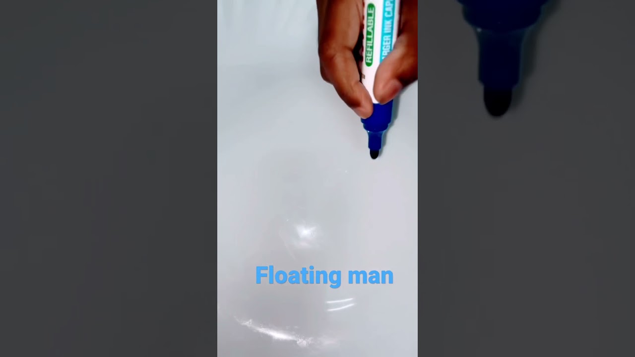 Floating man 