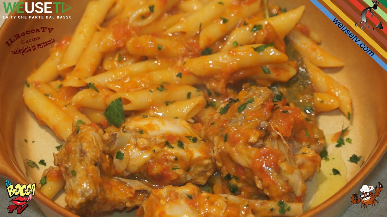 257 - Coniglio con le penne...quarcheduno dice svenne (piatto unico a base di carne facile e buono)