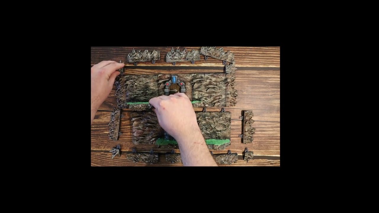 Vertical Terrain Assembly and Mounting