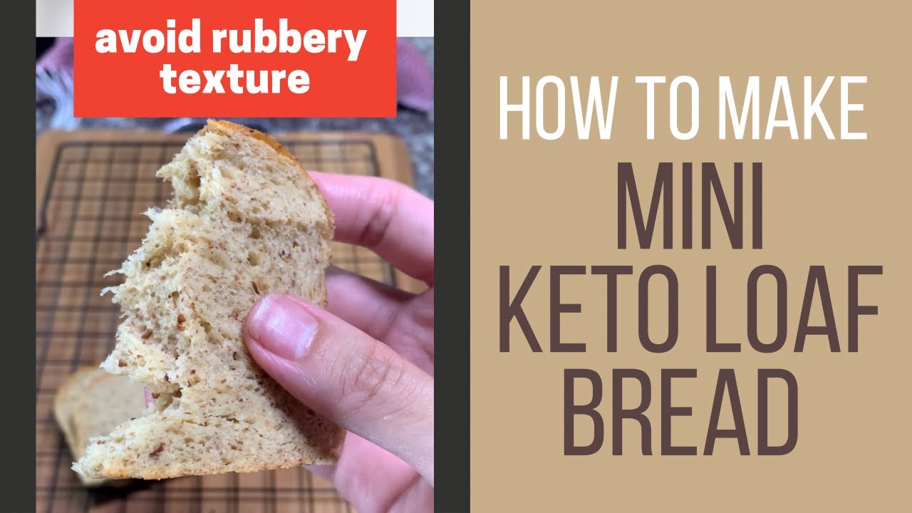 Mini Keto Almond Loaf Bread Make Vital Wheat Gluten Less Rubbery