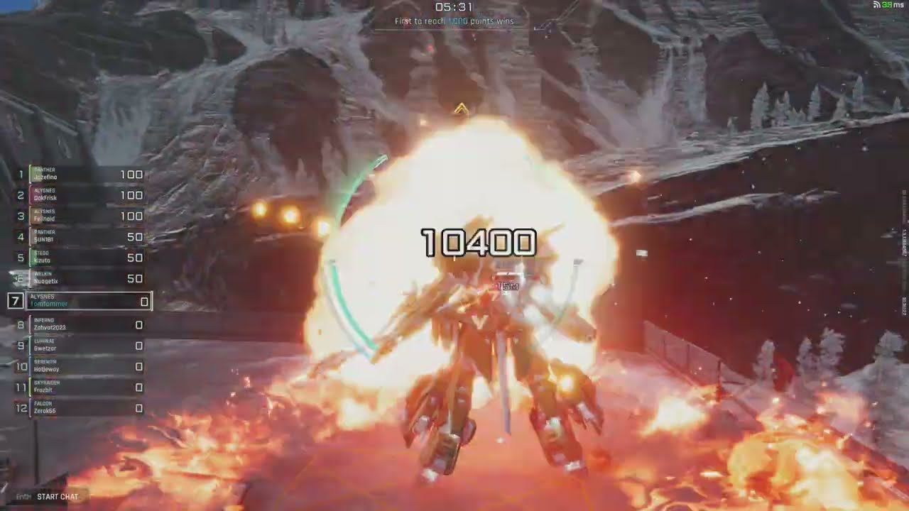 Mecha BREAK Alysnes Skirmish combos 4K