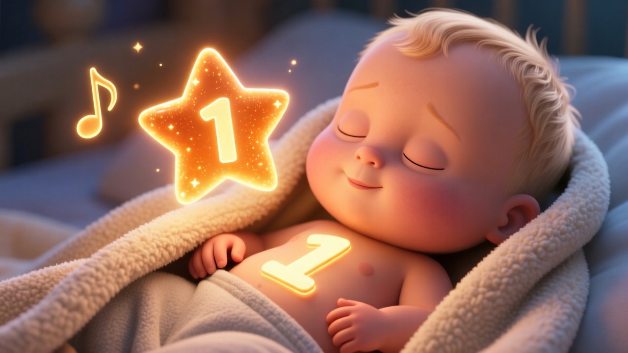 Bedtime Lullaby 123!! 🌙💤 | Soothing Sleep Song for Toddlers | Gentle Counting Rhyme
