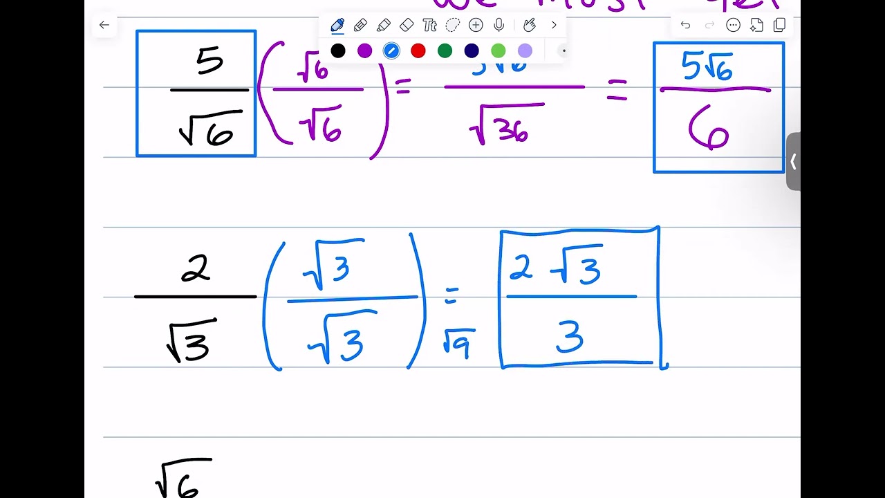 Solving Quadratics by taking the square root