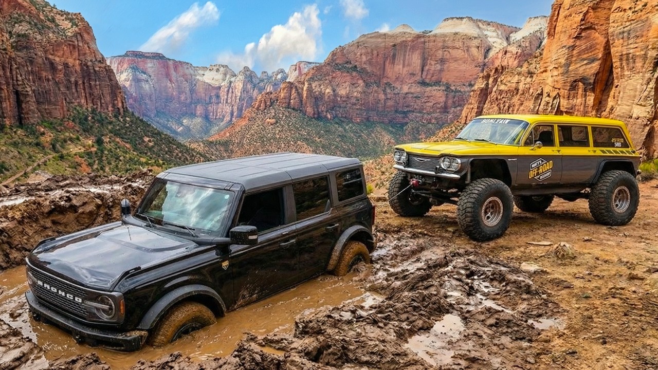This Is A Muddy Mess... Ford Bronco Stuck In a Mud Hole On The Mountain!