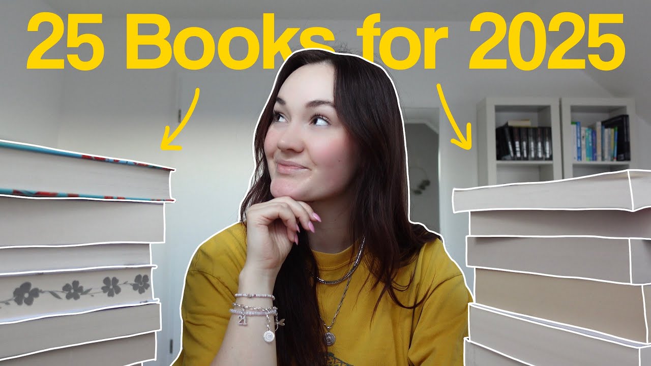 25 Bücher, die ich 2025 unbedingt lesen muss!! 💛🗓️📚 // bookmas 09