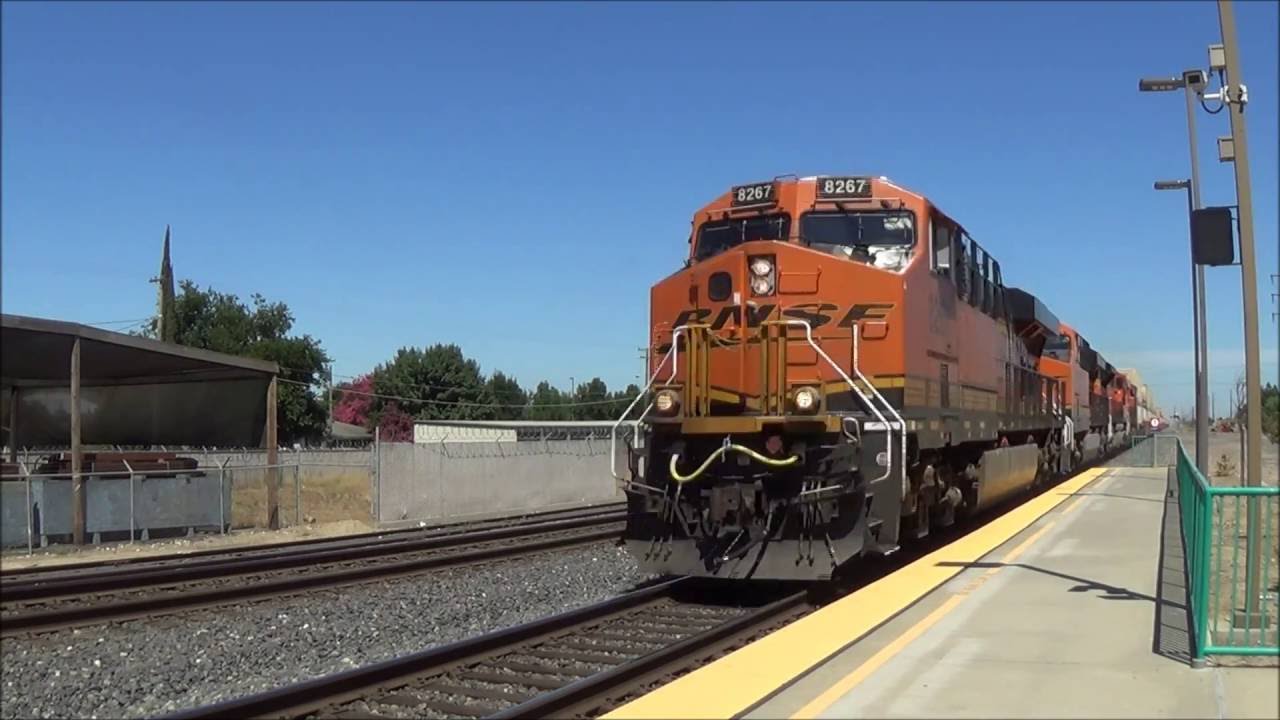 [HD] Railfanning BNSF's Stockton Subdivision at Turlock-Denair and Modesto (07/09/16)