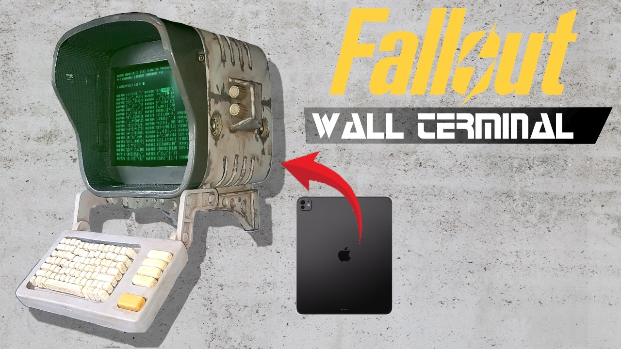 Fallout Wall Terminal IPAD Display (diy,eva foam)