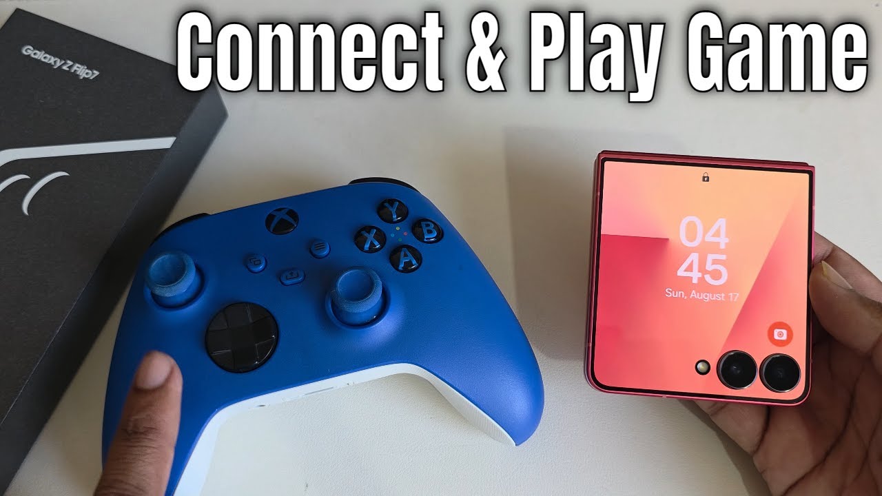 Samsung Z Flip 7: How to connect Xbox controller to android