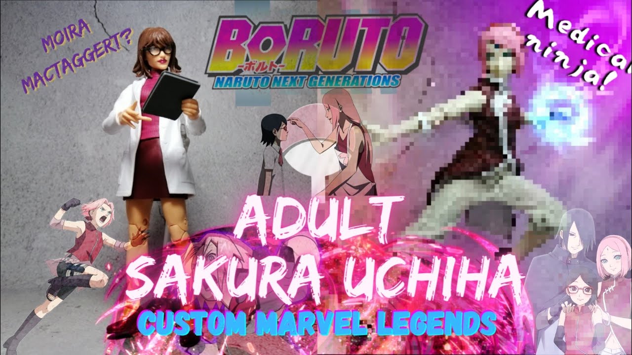 Adult Sakura Uchiha | Boruto: Naruto Next Generations - Custom Marvel Legends (Commission Build)