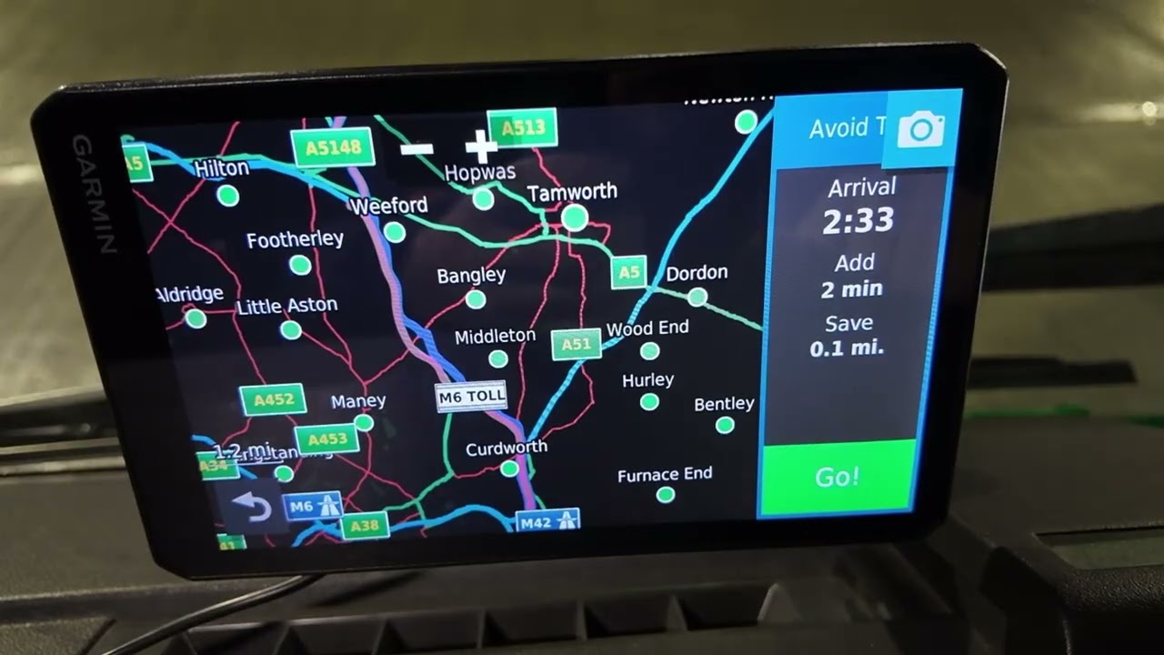 Programando o desvio do pedágio na Inglaterra 