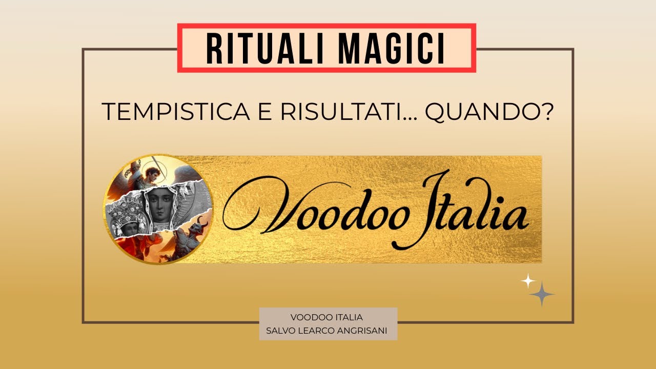 Rituali Magici - Entro quanto tempo danno risultati?