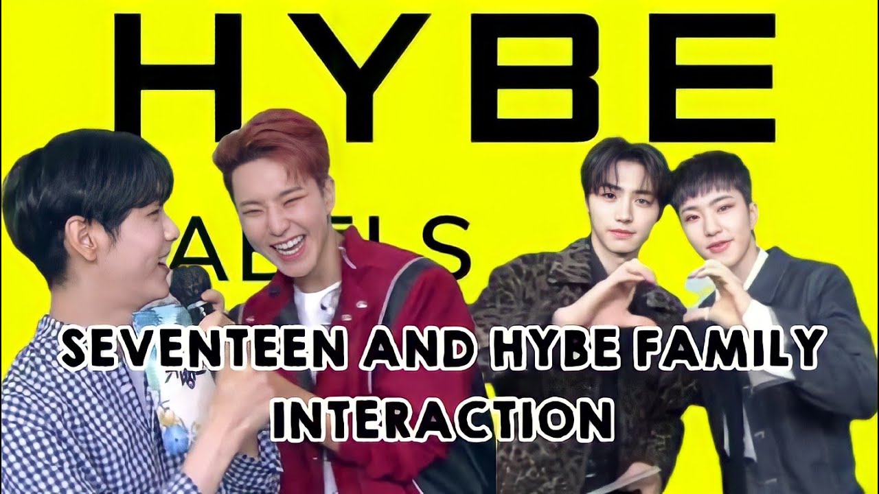 Seventeen and HYBE family interaction that can stop fanwars