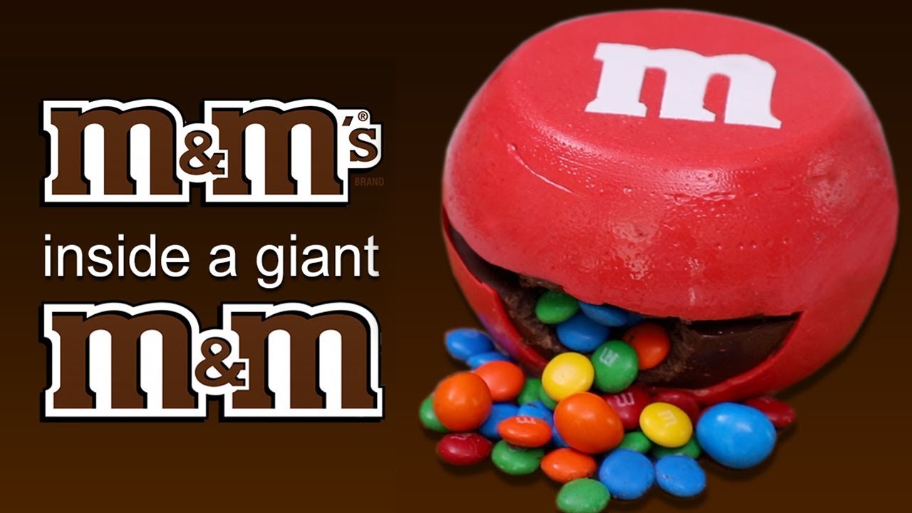 Гигантские M&M's своими руками
