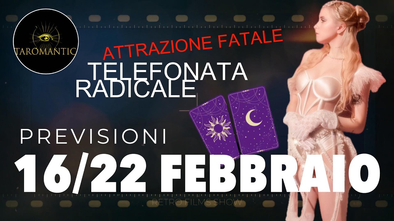 INCONTRO e TELEFONATA ☎️💥che CAMBIANO IL DESTINO! E poi ..ATTRAZIONE FATALE dal 16 al 22 febbraio❗️