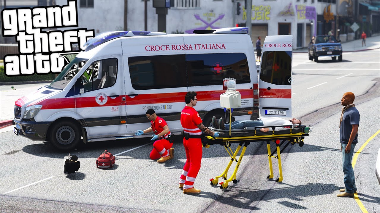 CROCE ROSSA ITALIANA (Anteprima Mod Esclusiva 2022) GTA 5 MOD LSPDFR ITA #32