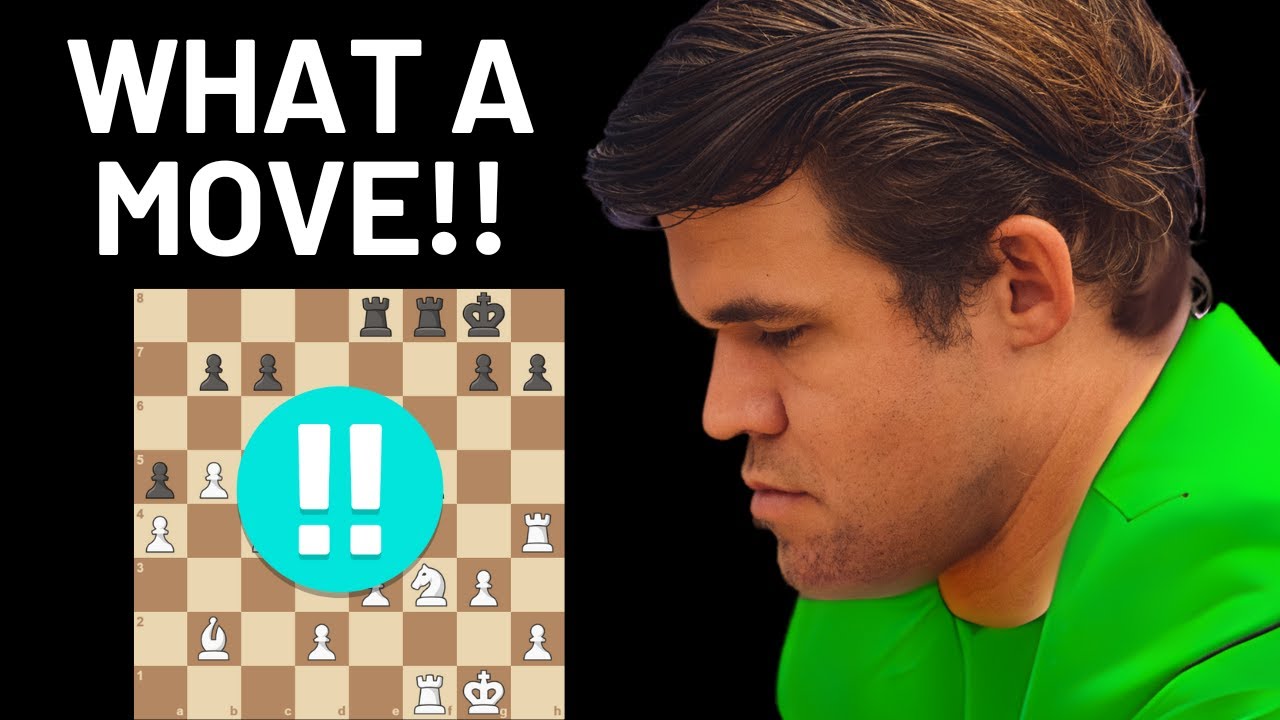 STUNNING Queen Sacrifice By Magnus Carlsen
