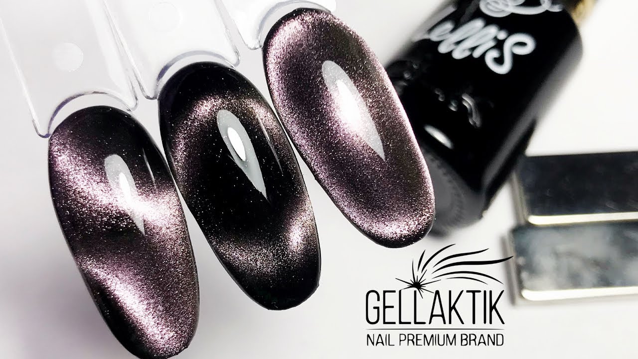 Gellaktik LELLIS TOPAZ магнитный гель-лак кошачий глаз обзор