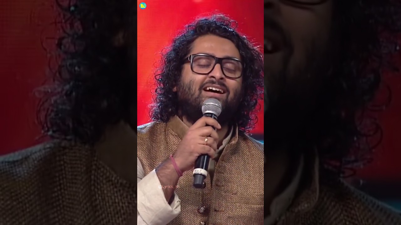 Channa Mereya 🔥❤️ Arijit Singh singing at Mirchi Music Awards | Lyrics M1 #arijitsingh #status