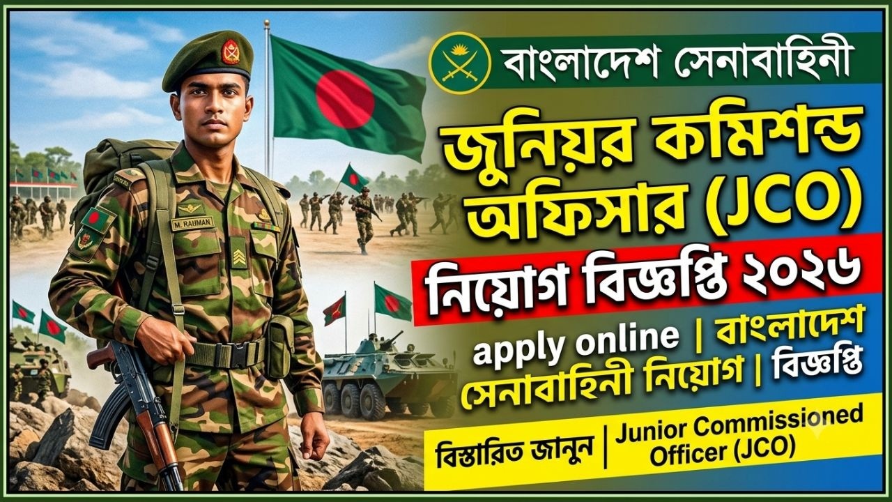 Bangladesh Army JCO Job Circular 2026 | Junior Commissioned Officer Job Circular | Apply Online