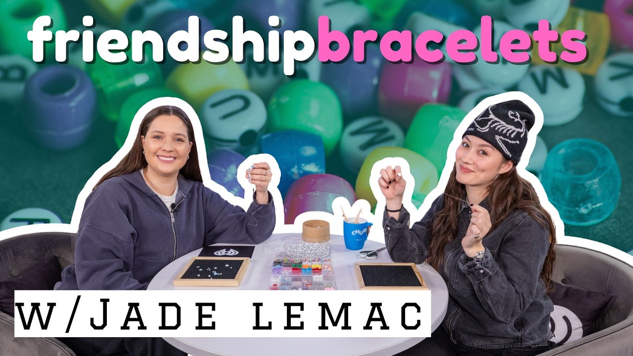 Jade LeMac Makes FRIENDSHIP BRACELETS, Teaches us Gen Z Heart & Talks Heated Rivalry Fandom!