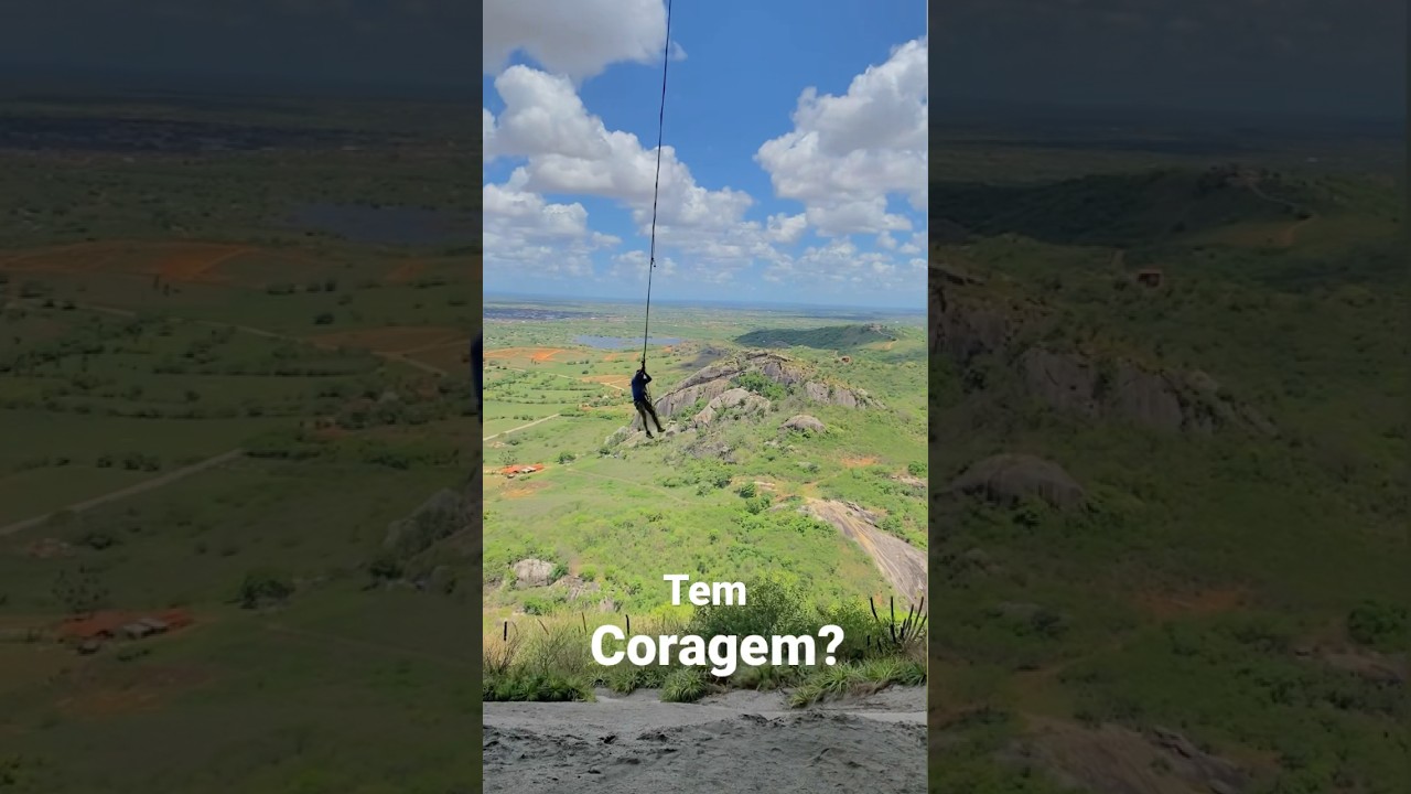 P&ecirc;ndulo na Pedra da Boca.  #paraiba #rapel#trilha#pedradaboca