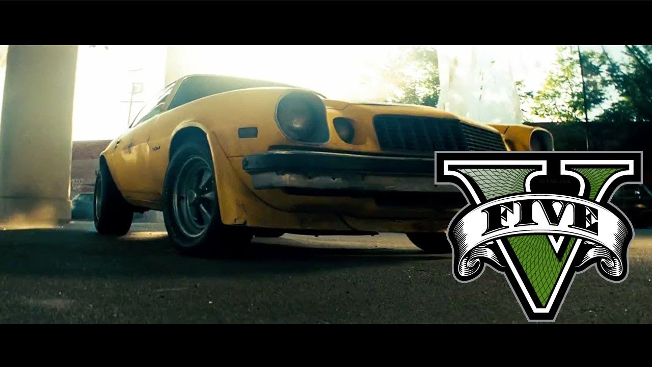 GTA V Bumblebee Vs Barricade Chase Scene 