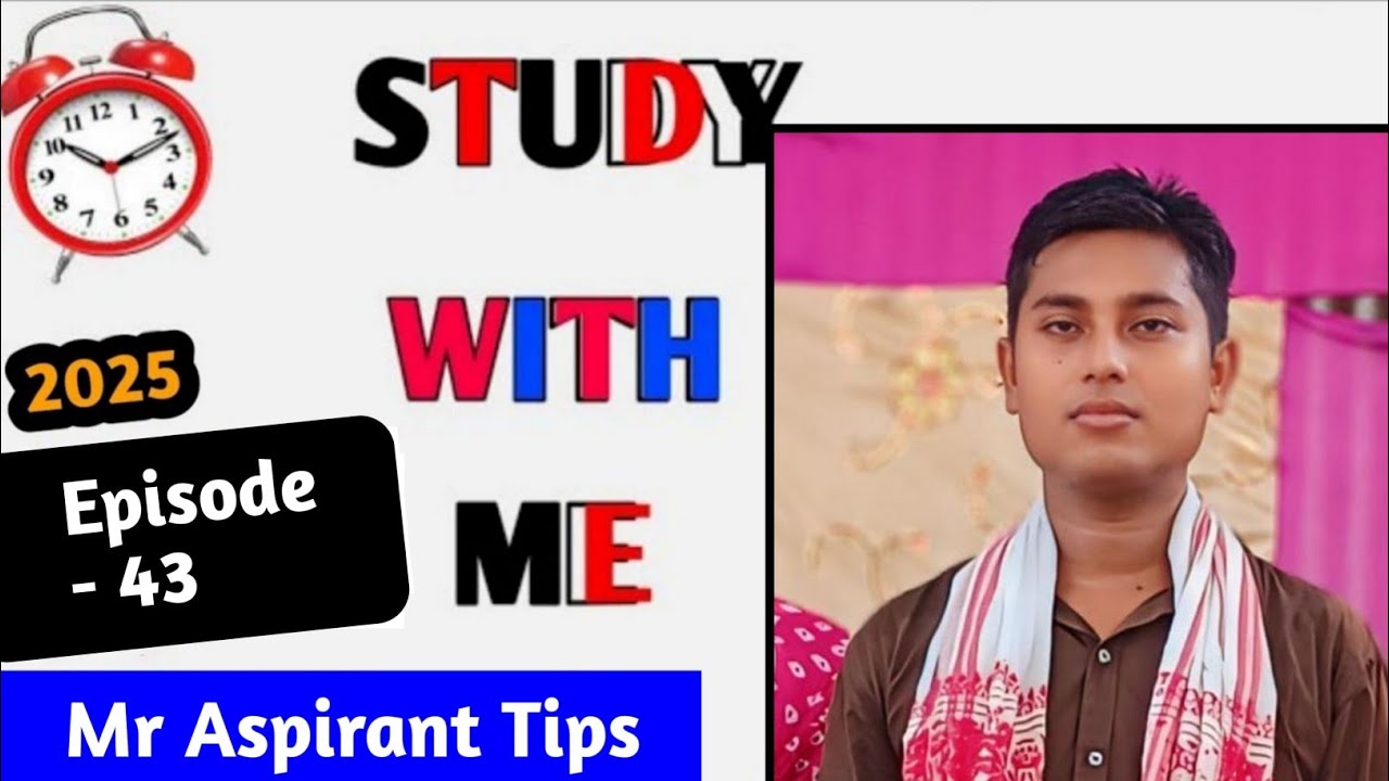EP - 43 🧒🏫 Study with Live UPSC Aspirants ✍️ // ROOM Study