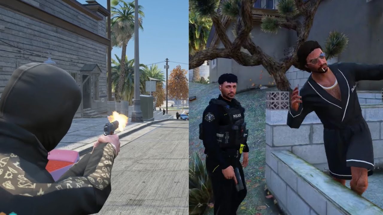 CG Smoke Luciano Infront Of Cops (All POVs) | NoPixel 4.0 GTA RP