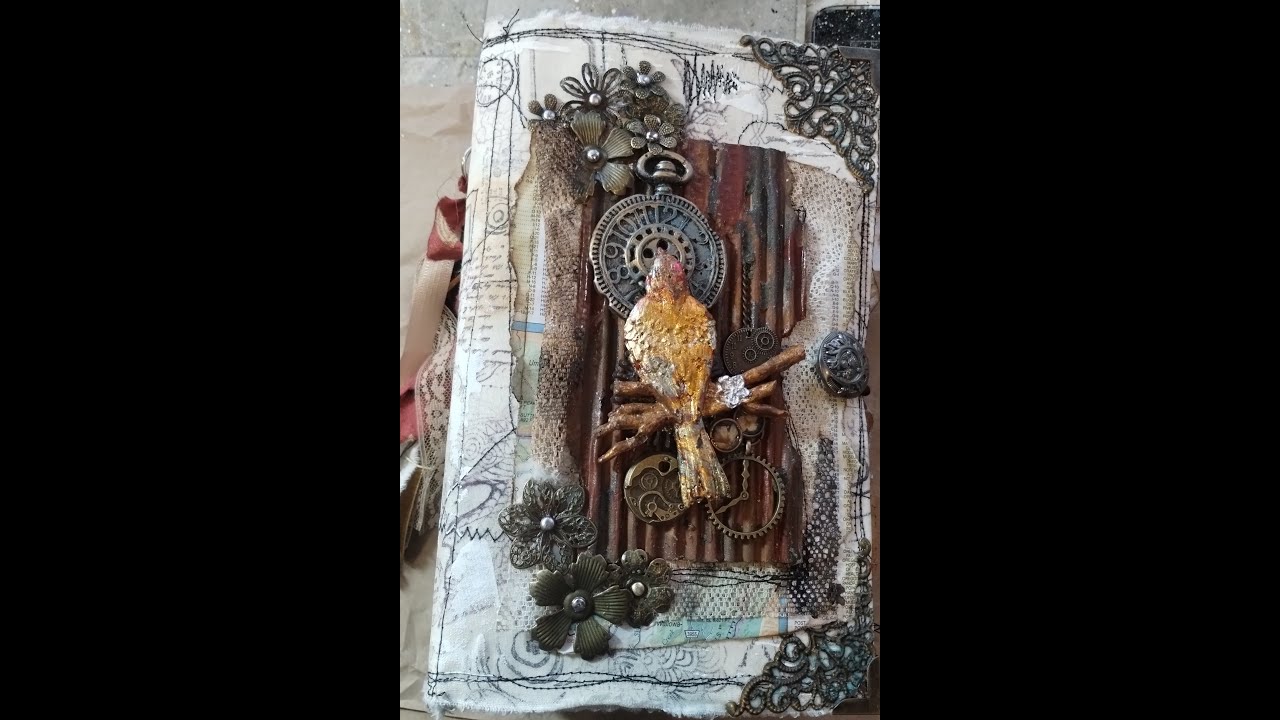 Handmade No-Date Planner Junk Journal Flip Through - SOLD