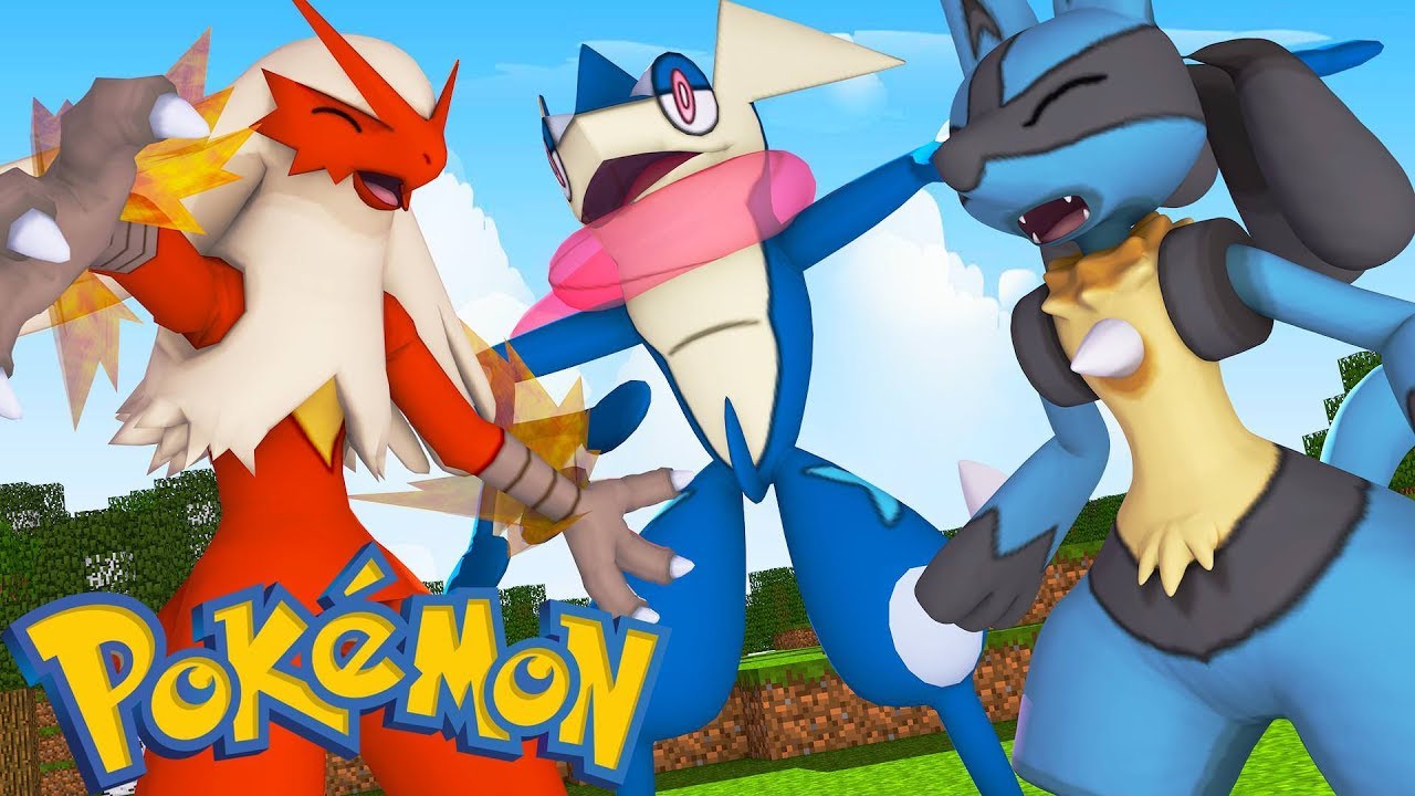 WHO'S YOUR FAMILY? GRENINJA VIROU FILHO DO LUCARIO E BLAZIKEN NO MINECRAFT ( Pixelmon )