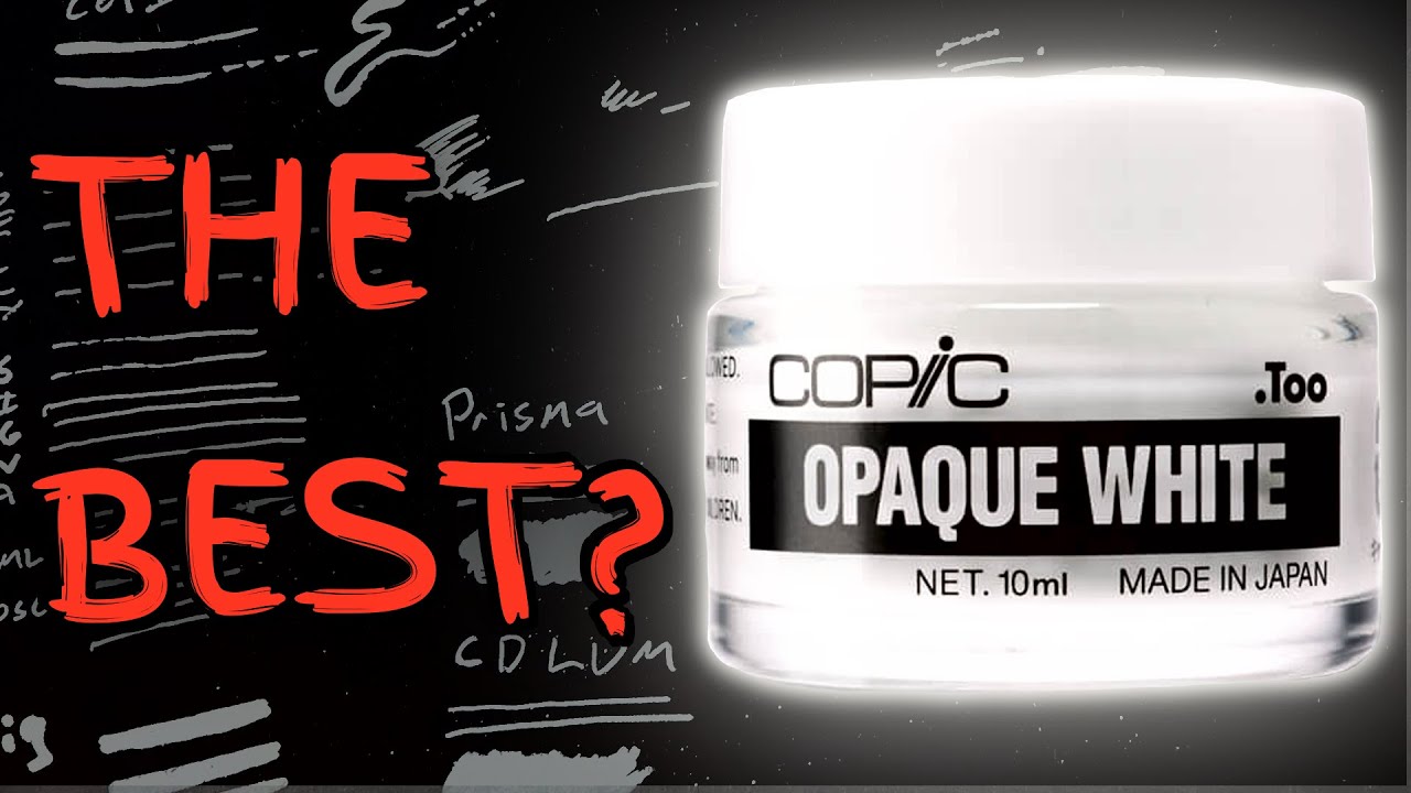 COPIC Opaque White Review and Comparison