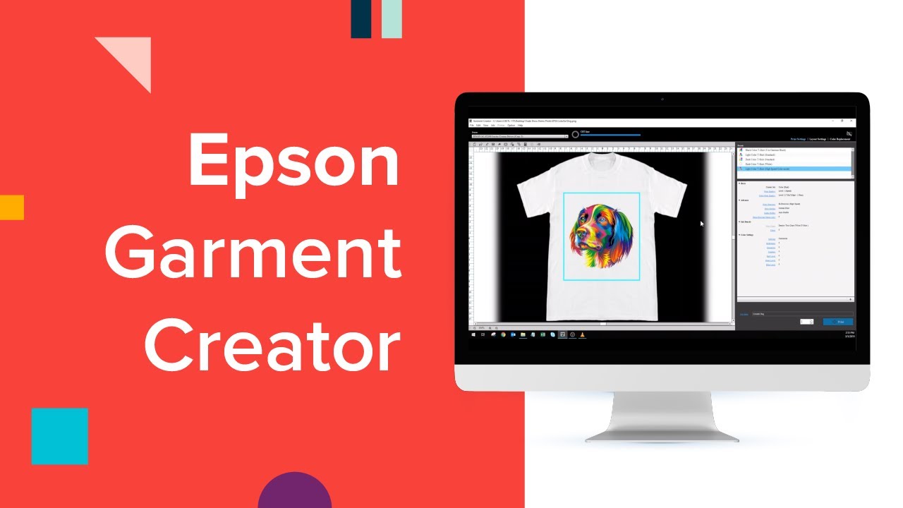 Epson Garment Creator Features