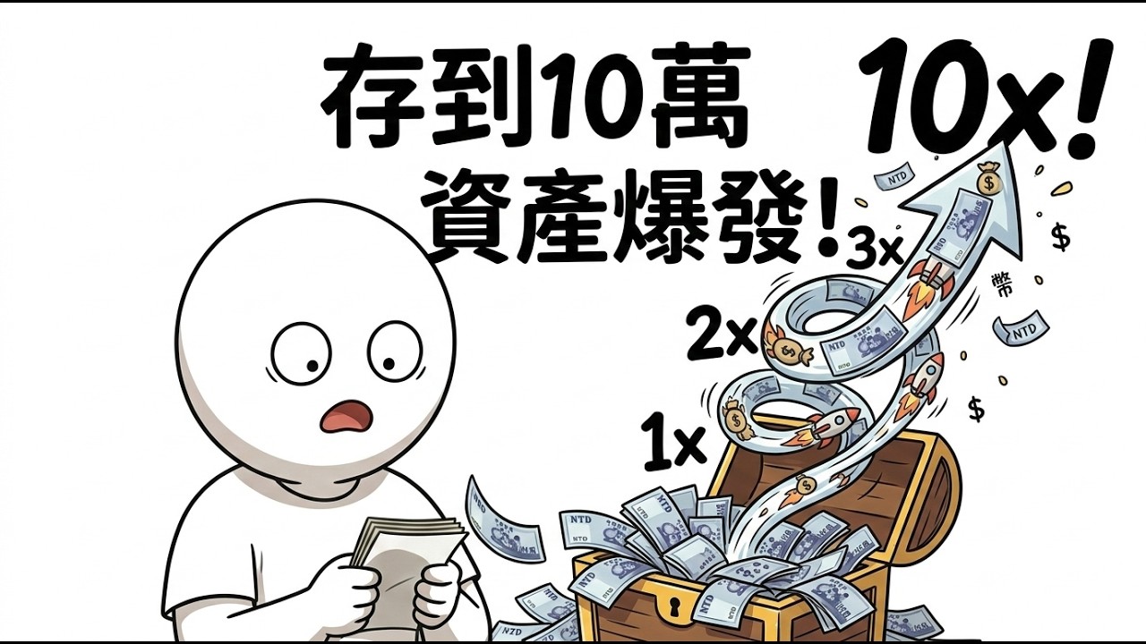 為什麼積累10萬台幣就能讓你的資產增長速度提升十倍？