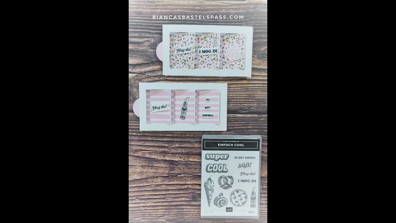 Flip Flap Card - deutsche Anleitung - Stampin'Up! - passend für ein DL Kuvert