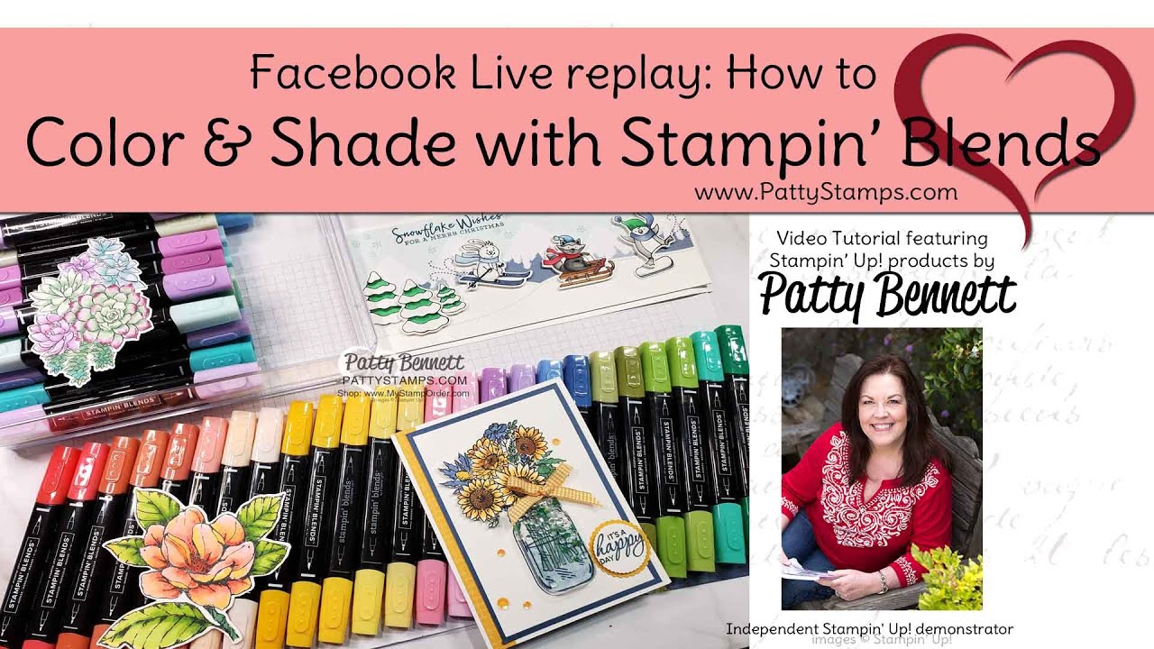 How to Color with Stampin' Blends markers - tips and tricks