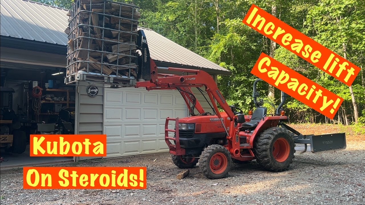Increasing Kubota loader lift capacity