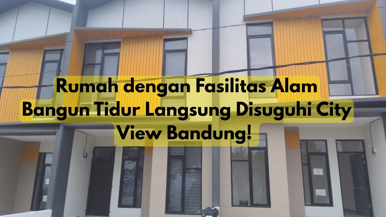 Rumah dengan View Kota Bandung Komplek Harmony Hills Pasir Impun