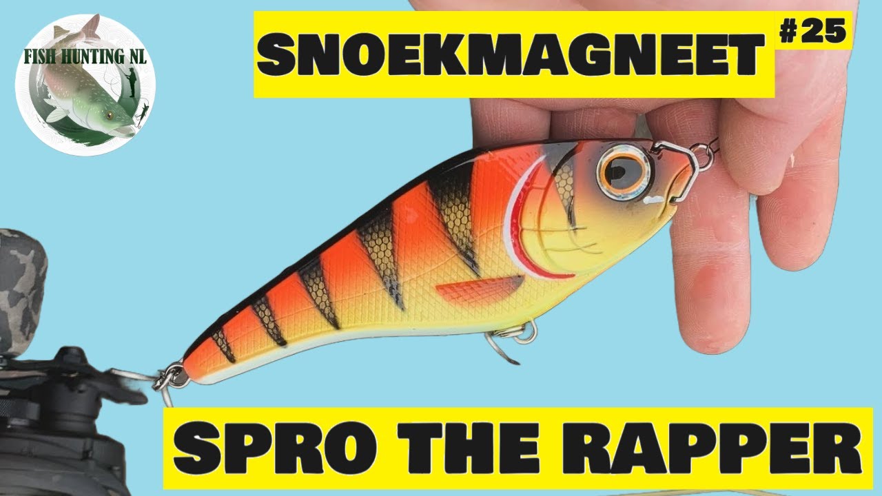 SNOEKMAGNEET SPRO THE RAPPER #25 FISH HUNTING NL