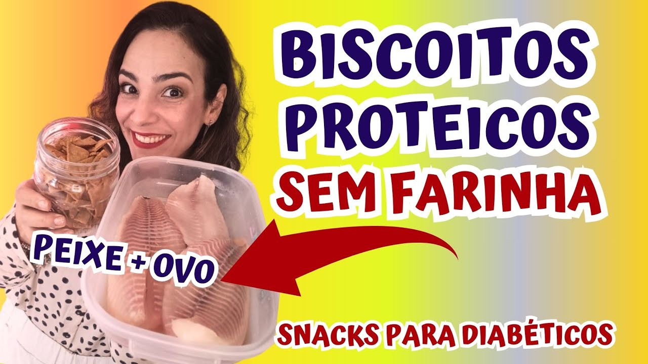 Biscoitos Proteicos Crocantes Com Poucos Ingredientes | Low Carb | Sem Farinha | Snack Saudável